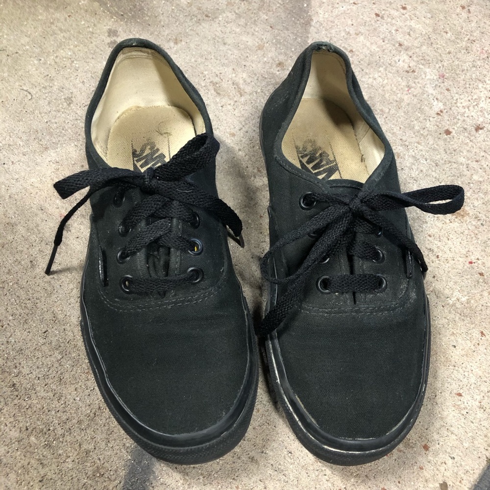 All Black Vans